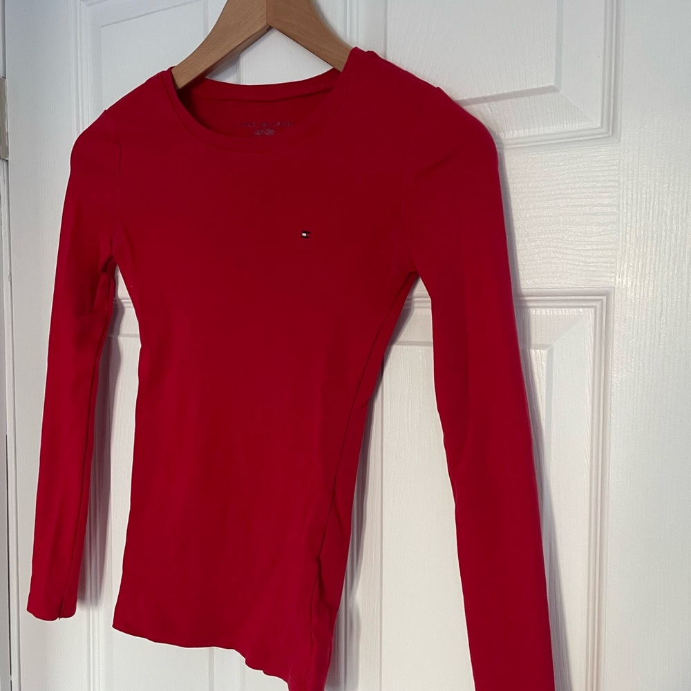 Red Tommy Hilfiger Longsleeve